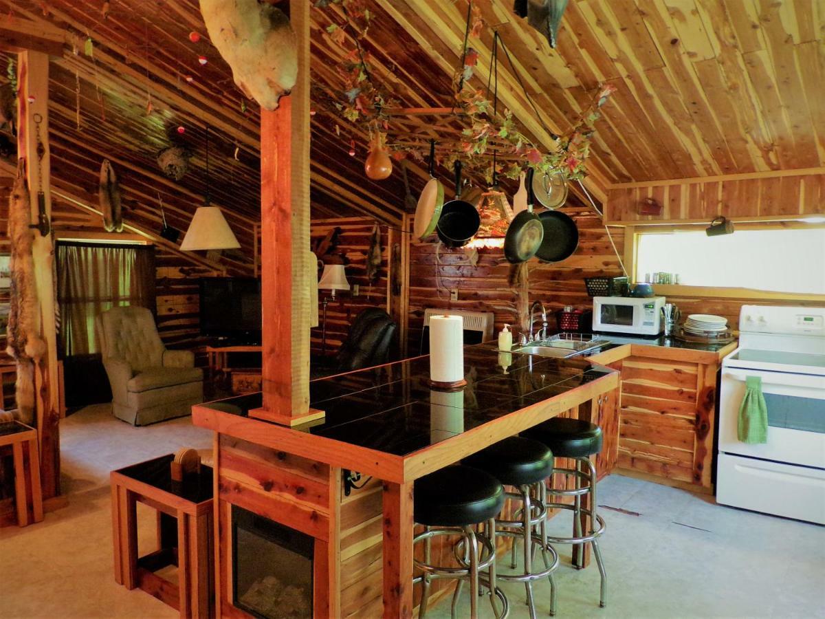 Cedar Cabin Located On A Buffalo Farm Marshall エクステリア 写真
